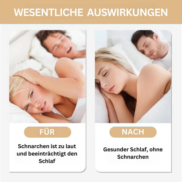 Flexibler Silikon-Nasenclip gegen Schnarchen; sorgt für offene Atemwege, gesunden Schlaf und nächtliche Erholung.