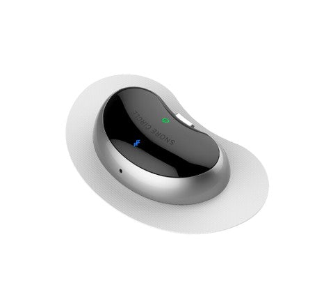 Intelligentes Anti-Schnarchgerät mit Schlafüberwachung. Bluetooth-fähig für gesunden, ruhigen Schlaf. Unisex Lösung.