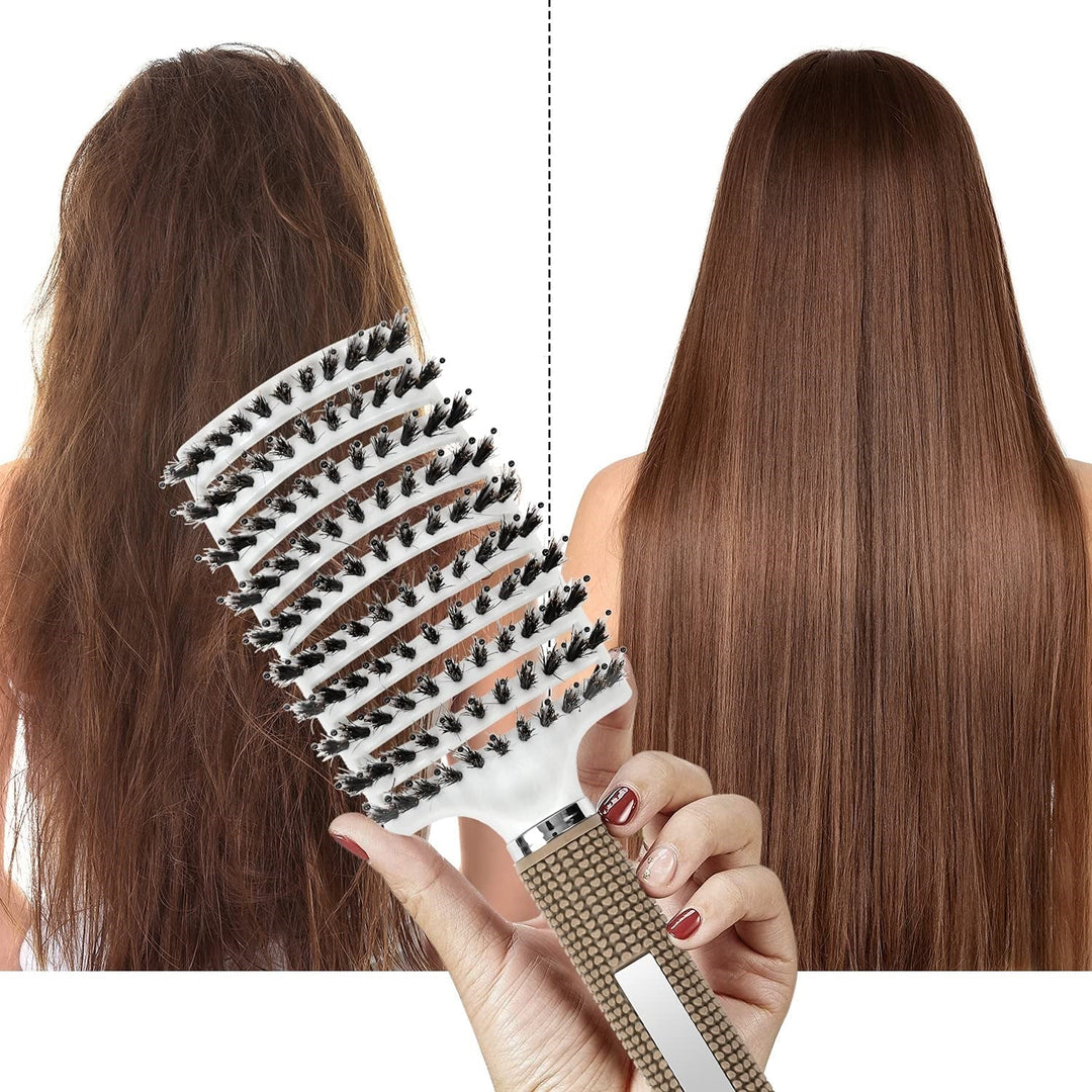 Unisex Entwirrbürste für Kinder & Erwachsene. Sanftes, knotenfreies Bürsten. Ideale Haarbürste.