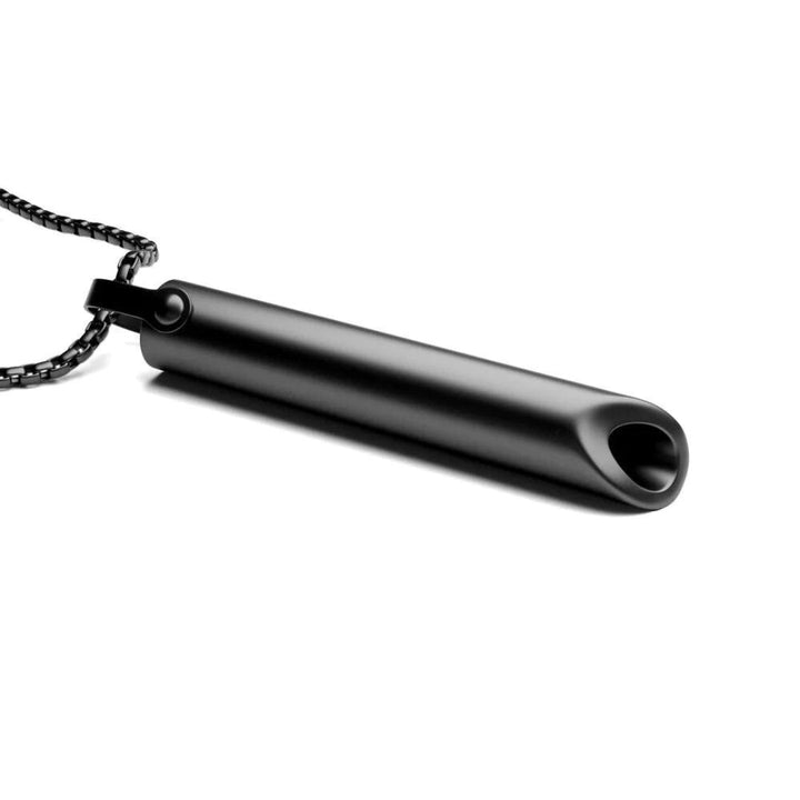 Unisex Atemkette, rechteckig, für Stressabbau, Fokus & Achtsamkeit. Beruhigender Anti-Stress Schmuck zur Entspannung.