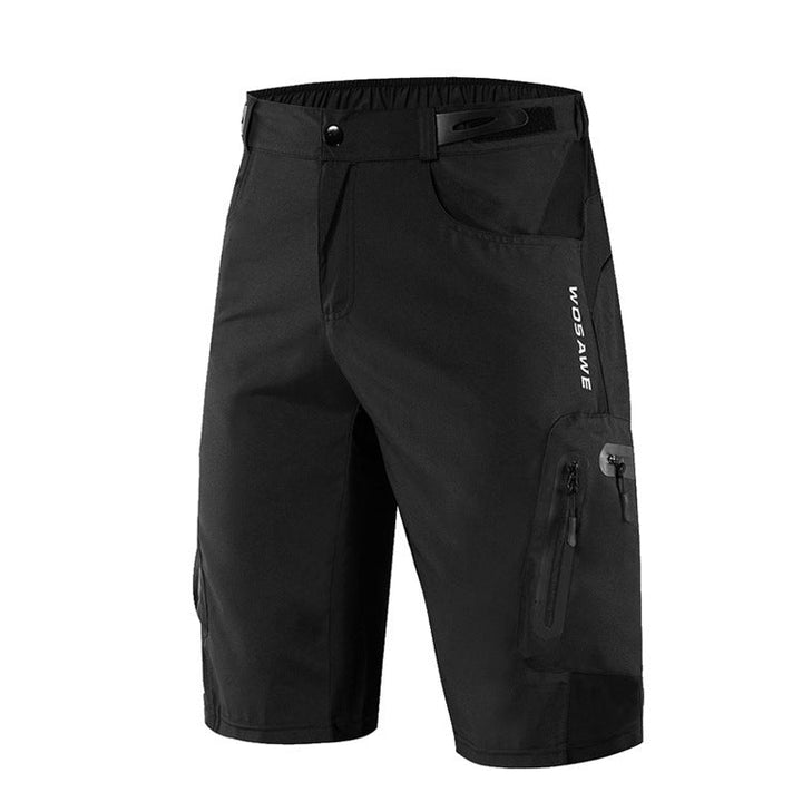 Detailansicht der atmungsaktiven Unisex Wander-Shorts; strapazierfähige Outdoorhose für maximale Bewegungsfreiheit.