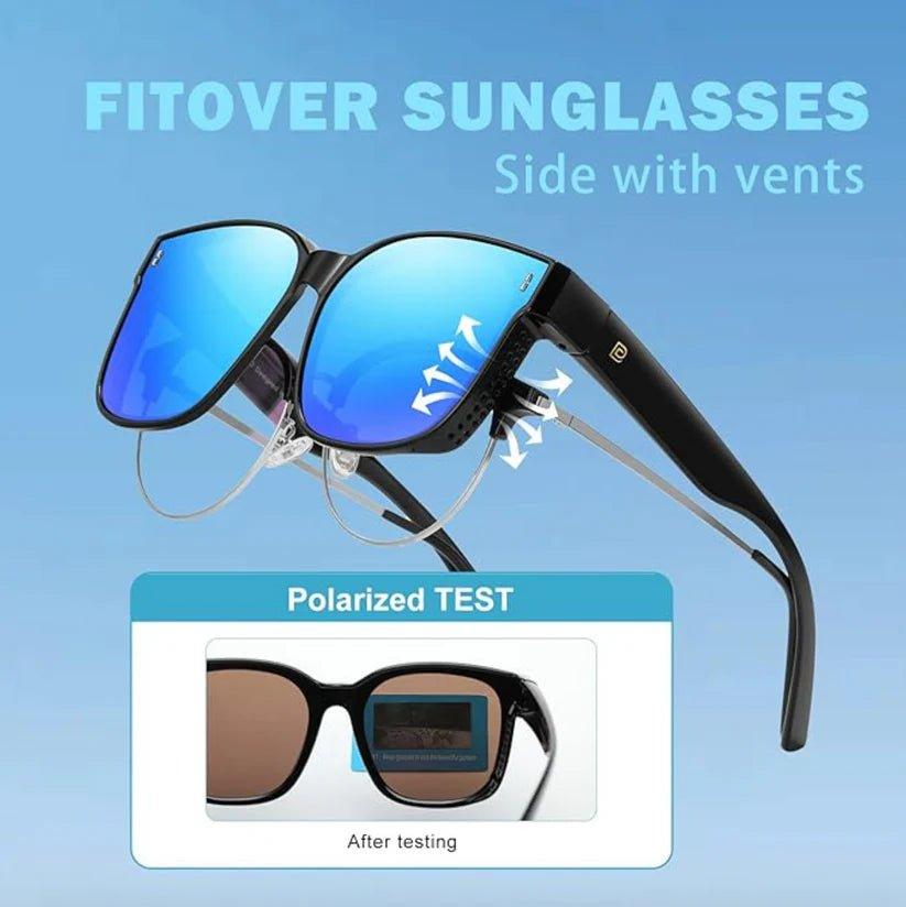 Ideale Aufsteck-Sonnenbrille für Brillenträger, UV-Schutz & Blendschutz für Komfort.