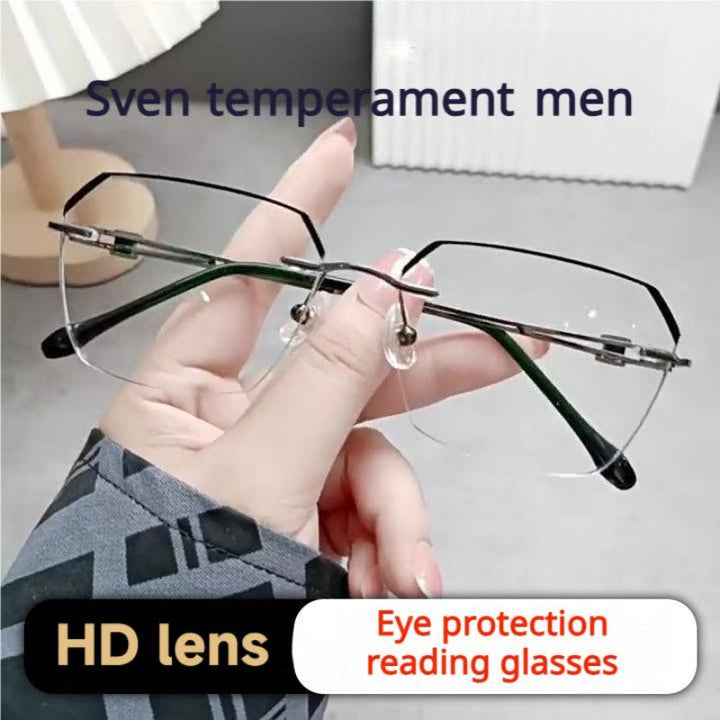 Moderne Unisex Autofokus-Brille aus leichtem Polycarbonat. Klare Sicht, kein Brillenwechsel.