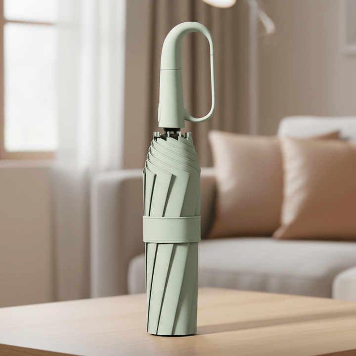 Unisex Automatik Regenschirm, kompakt und robust, windfest für jede Böe – idealer Reiseschirm.