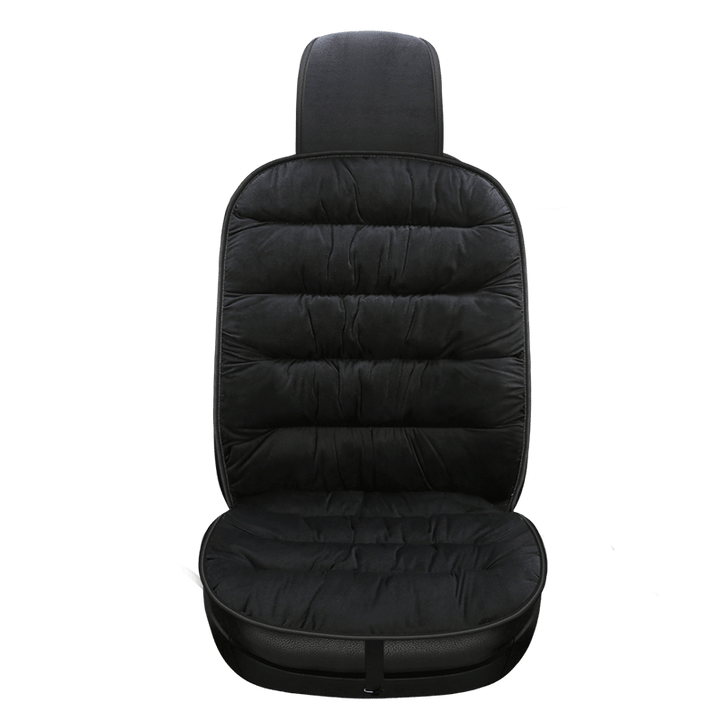 Schwarzes Unisex Sitzkissen, weich und atmungsaktiv. Ergonomisches Design für besten Fahrkomfort.