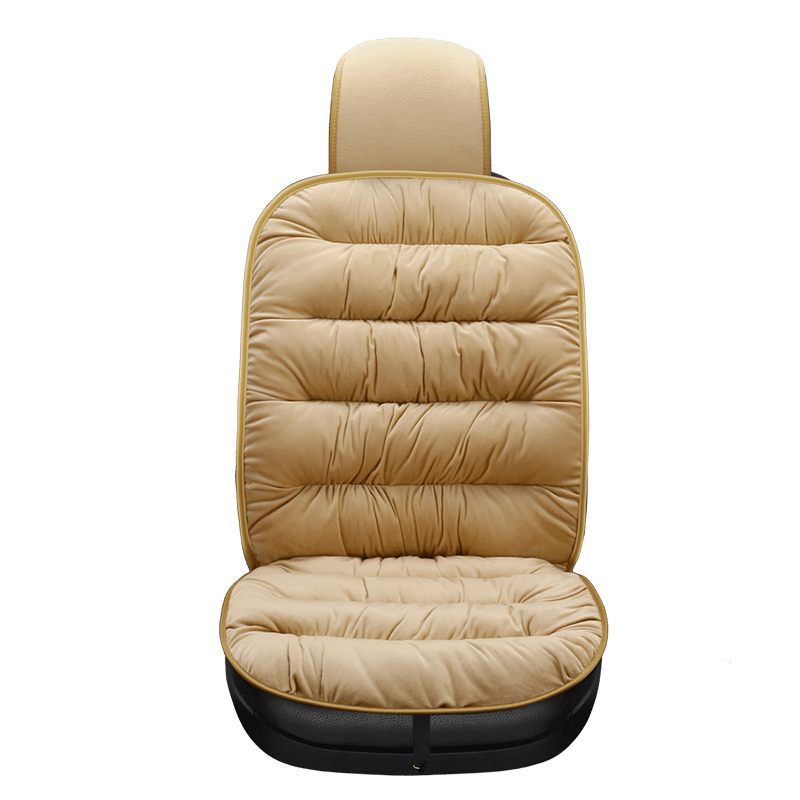 Bequemes Sitzkissen in Beige, superweich und atmungsaktiv, verbessert den Sitzkomfort auf jeder Reise.