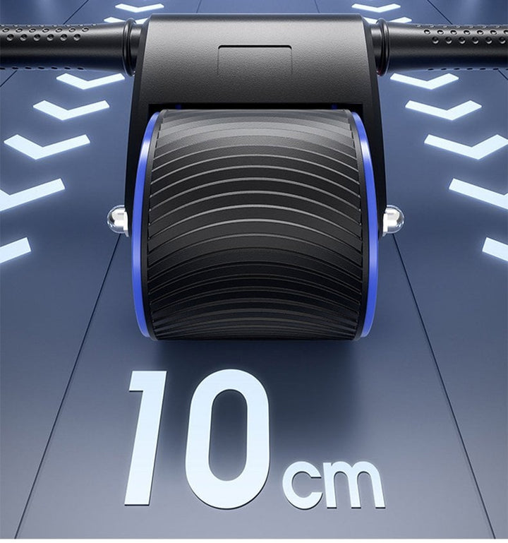 Ergonomischer Bauchroller stärkt Bauchmuskeln und Core dank automatischem Rückstoß; ideal für Heimfitness.