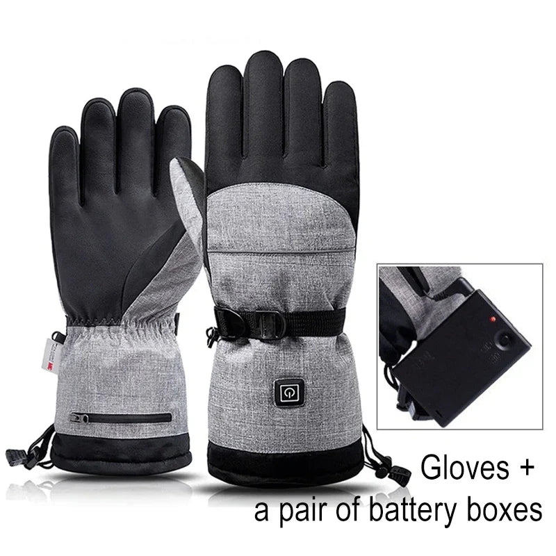 Gemütliche, elektrisch beheizbare Winterhandschuhe, Unisex, garantieren warme Hände bei jeder Kälte und Schnee.