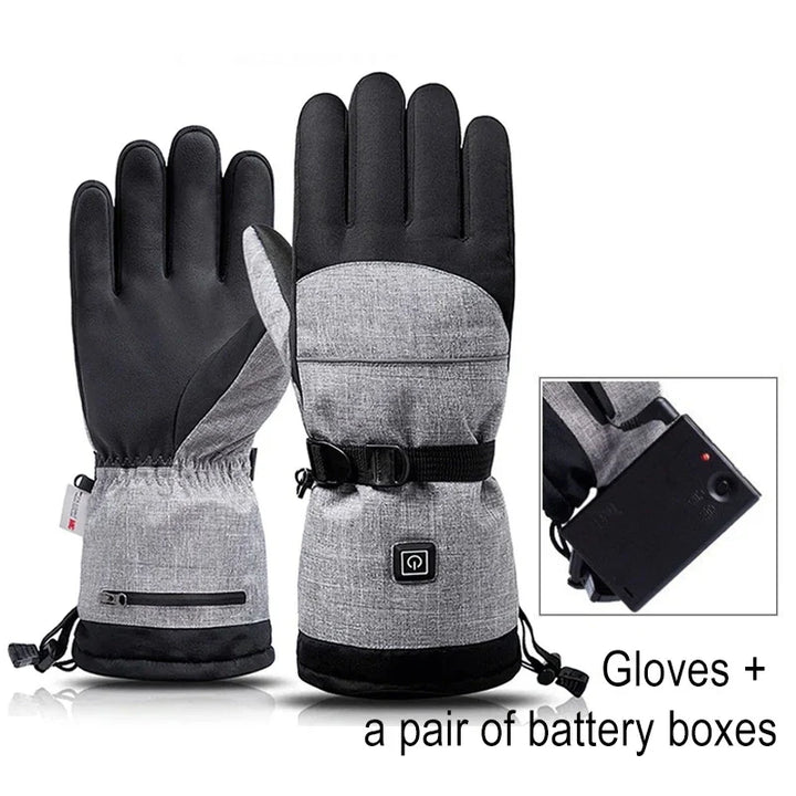 Gemütliche, elektrisch beheizbare Winterhandschuhe, Unisex, garantieren warme Hände bei jeder Kälte und Schnee.