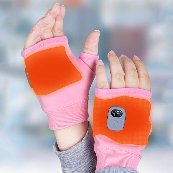 Unisex beheizbare Winterhandschuhe, winddicht & wiederaufladbar, perfekt für Outdoor-Aktivitäten bei Kälte.
