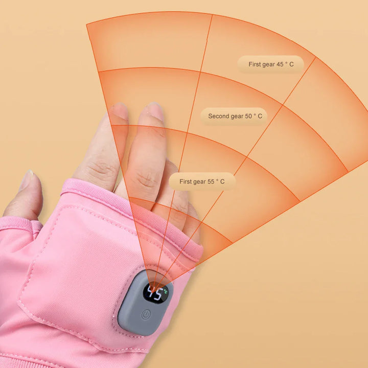 Robuste beheizte Handschuhe aus wasserabweisendem Material für Herren & Damen, bieten optimalen Wärmeschutz.