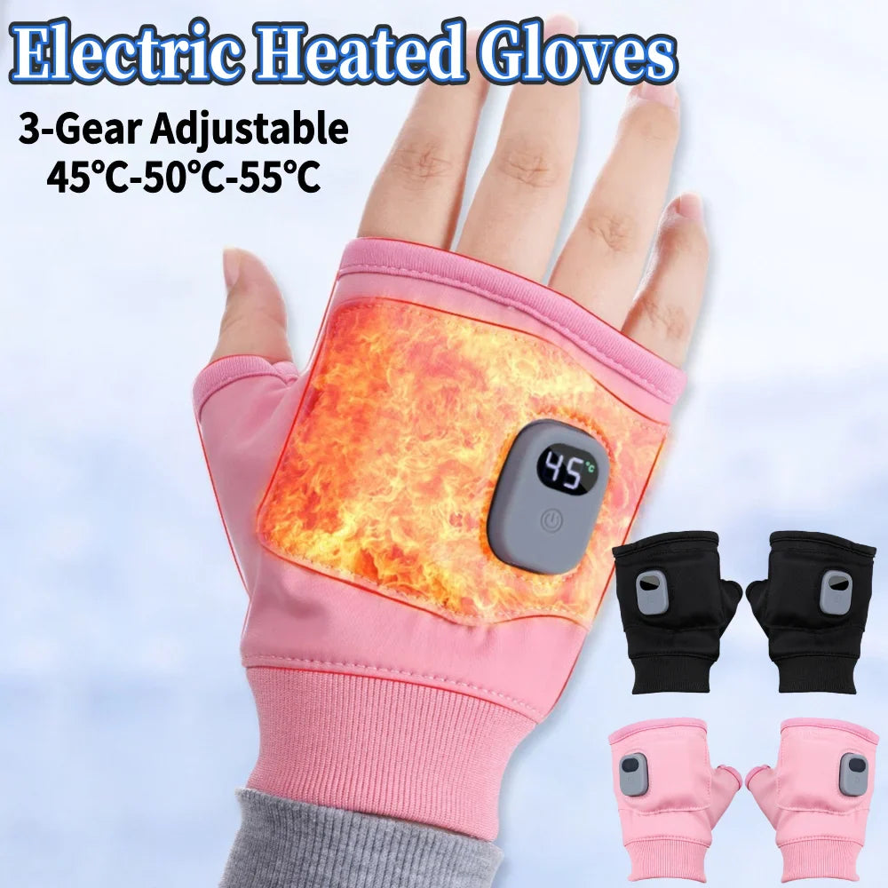 Moderne Winteraccessoires: Wiederaufladbare Wärmehandschuhe, winddicht, ideal als Geschenk für Outdoor-Fans.