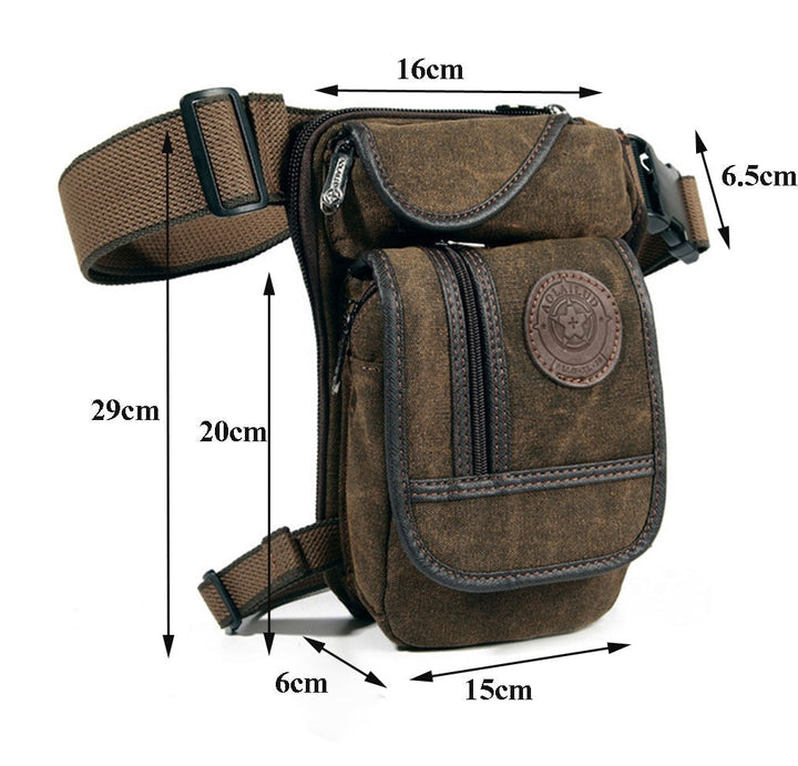 Strapazierfähige Unisex-Beintasche, ideal für intensive Outdoor-Aktivitäten & Sport.