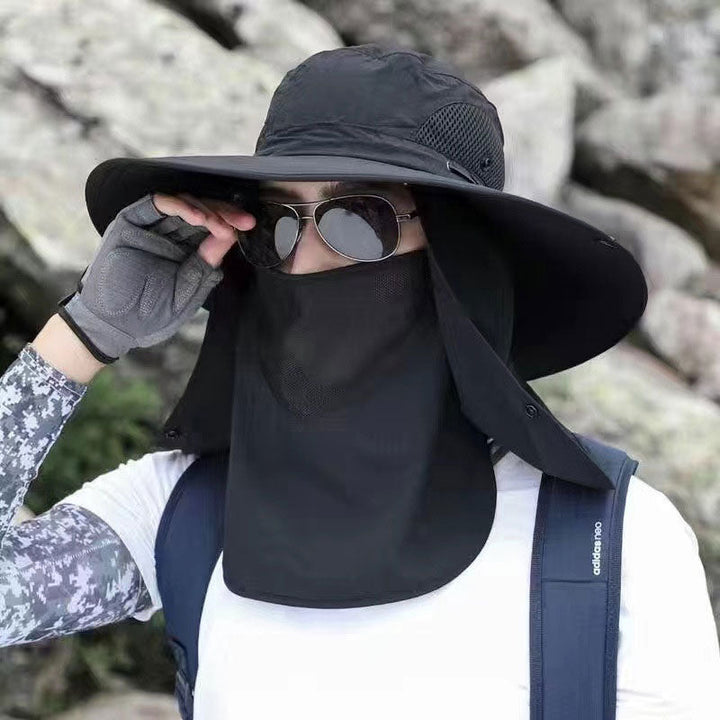 Unisex Bergsteiger Sonnenhut mit UV-Schutz, atmungsaktiv, ideal für Wandern & Outdoor-Aktivitäten.