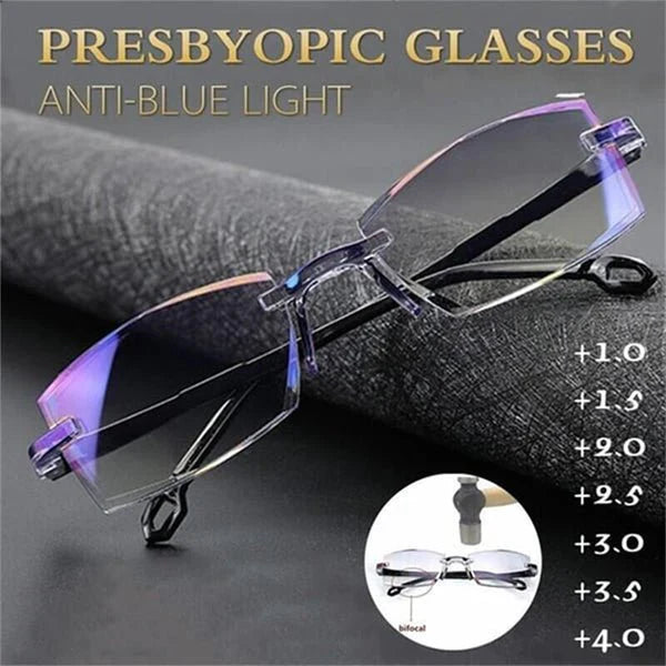 Leichte, stilvolle Unisex Blaulichtfilter Brille, ideal für digitale Entlastung und Augenschutz.