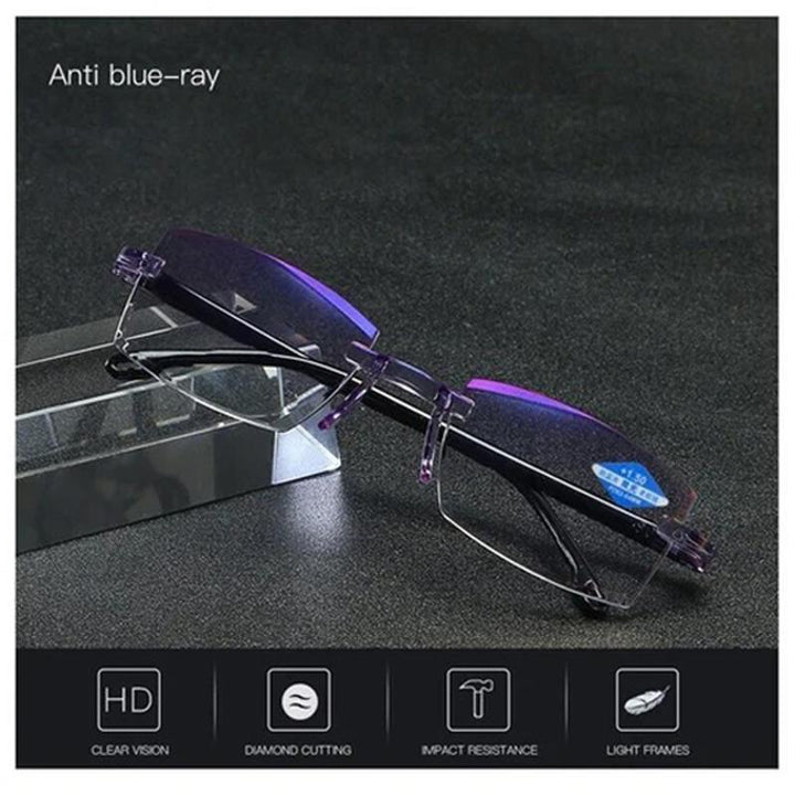 Unisex Brille mit Blaulichtfilter schützt Augen vor Bildschirmen und sorgt für besseren Sehkomfort.