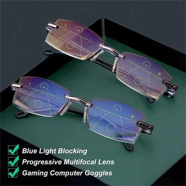Hochwertige Unisex Blaulichtfilter Brille für digitales Arbeiten, stilvoll und mit Augenschutz.