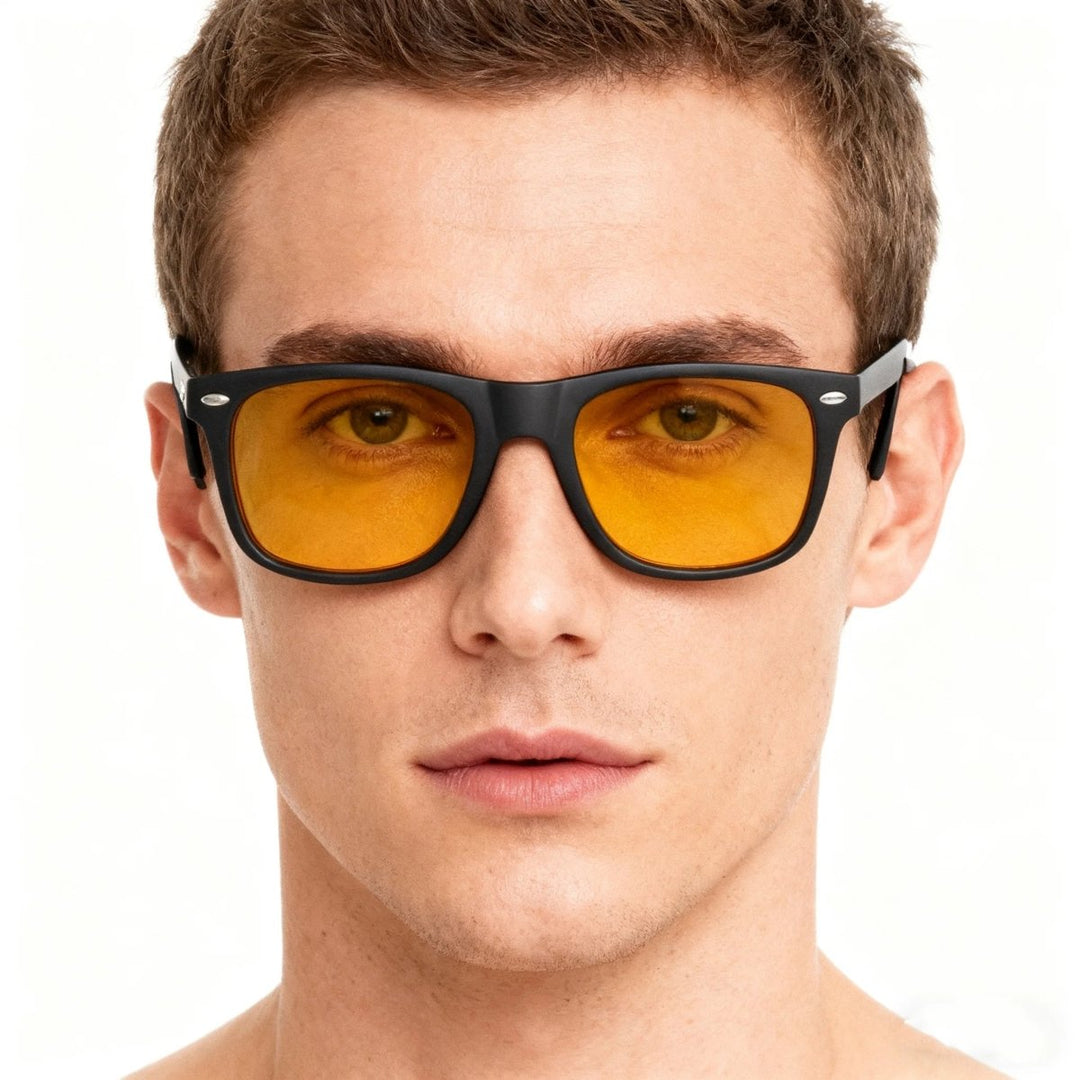 Stylische Unisex Computerbrille mit Blaulichtfilter gegen blaues Licht, ideal für Gaming & Bildschirmarbeit.