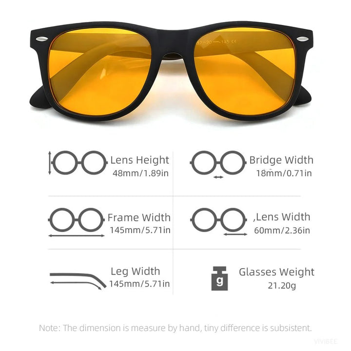 Unisex Filterbrille mit Blaulichtfilter für besseren Schlaf und Schutz vor digitalen Bildschirmen.