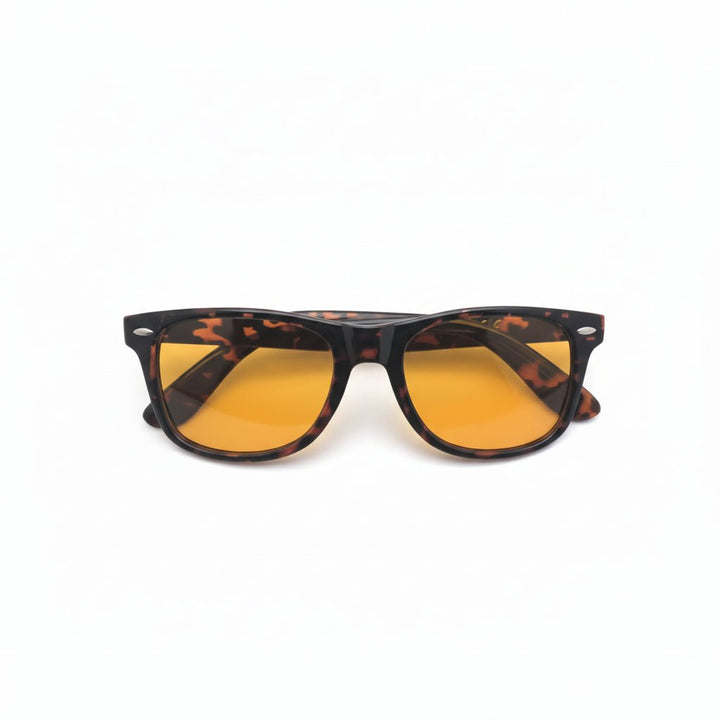Quadratische Unisex Blaulichtfilter Computerbrille für Gaming und Büro, mit robustem Plastikrahmen.