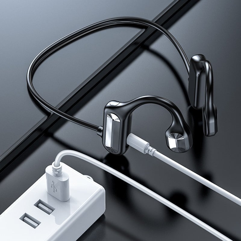 Unisex kabellose Bluetooth Kopfhörer, Knochenleitungs-Technologie, offenes Ohr.