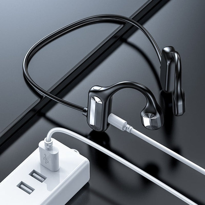 Unisex kabellose Bluetooth Kopfhörer, Knochenleitungs-Technologie, offenes Ohr.