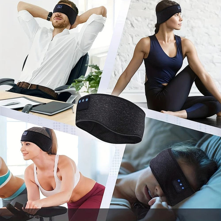 Weiche Unisex Bluetooth Schlafkopfhörer, bieten tiefe Entspannung und blockieren Geräusche für guten Schlaf.
