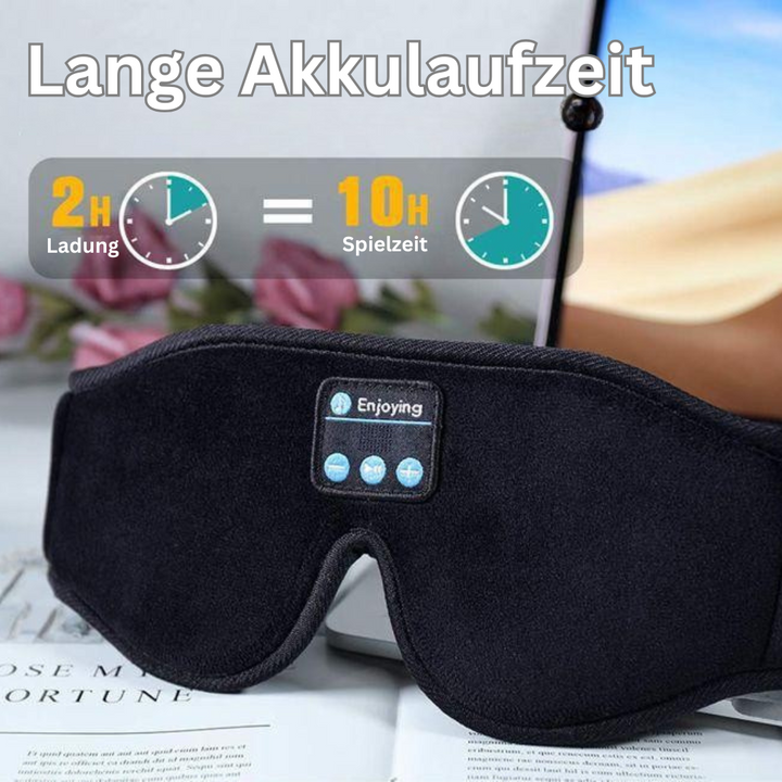 Praktische Unisex Bluetooth-Schlafmaske mit Hi-Fi-Sound für Reisen, Selfcare & ruhige Nächte.