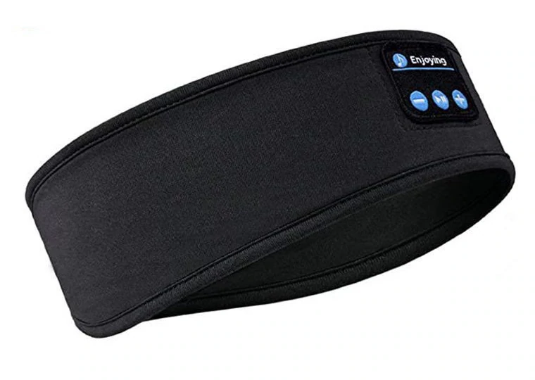 Komfortable Bluetooth-Schlafmaske, ideal als Reiseaccessoire für Entspannung unterwegs.