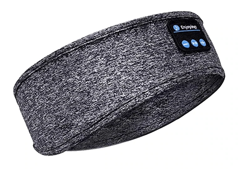 Detailansicht der Unisex Bluetooth-Schlafmaske mit Bedienelementen für Musik & Anrufe.