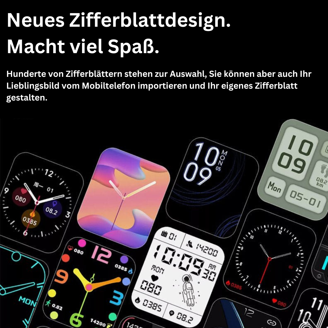 Blutzucker-Messuhr mit Ladekabel, einfache Aufladung für kontinuierliche Gesundheitsüberwachung.