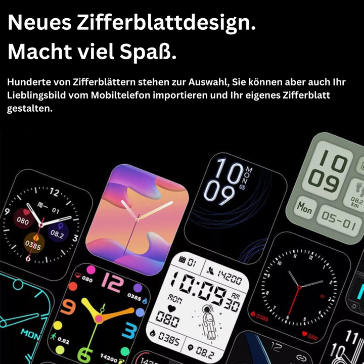 Blutzucker-Messuhr mit Ladekabel, einfache Aufladung für kontinuierliche Gesundheitsüberwachung.
