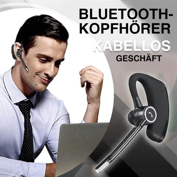 Unisex Business Bluetooth Kopfhörer mit kristallklarem Sound & Freisprechfunktion für Telefonie & Musik.