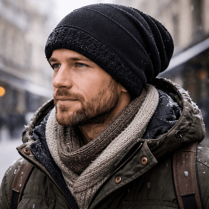 Unisex Chillia Slouchy-Mütze für Herren & Damen. Gemütliche Wintermütze, hält warm in Herbst & Winter.
