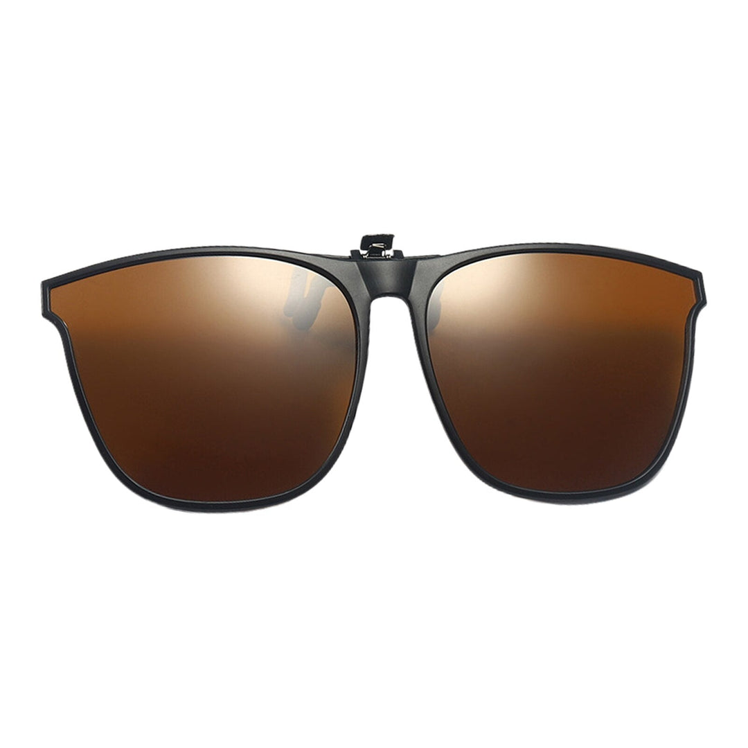 Flexible, leichte Clip-on Sonnenbrille aus Polycarbonat; universeller Brillenaufsatz für jeden Brillenträger.