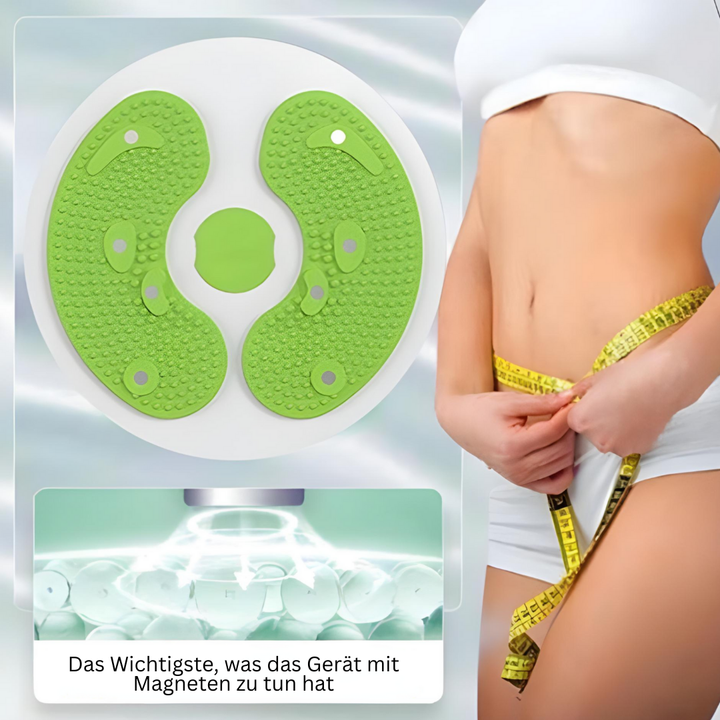 Person trainiert mit Unisex Core-Trainer für starke Mitte, bessere Haltung und mehr Vitalität.