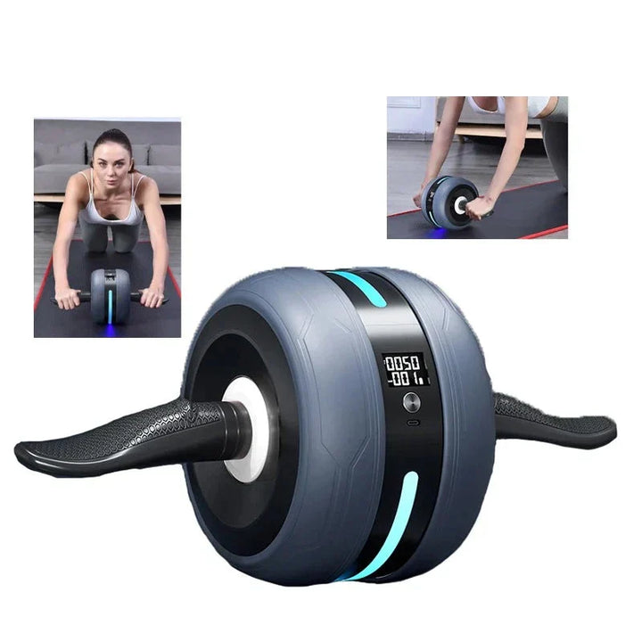 CorePro Sportgerät: Unisex Bauchmuskelrad mit automatischem Rebound für sicheres Coretraining.