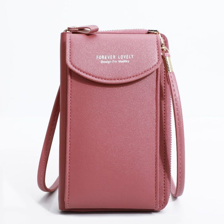 Stylische Crossbody Handygeldbörse, das Must-Have Fashion-Accessoire für Damen.