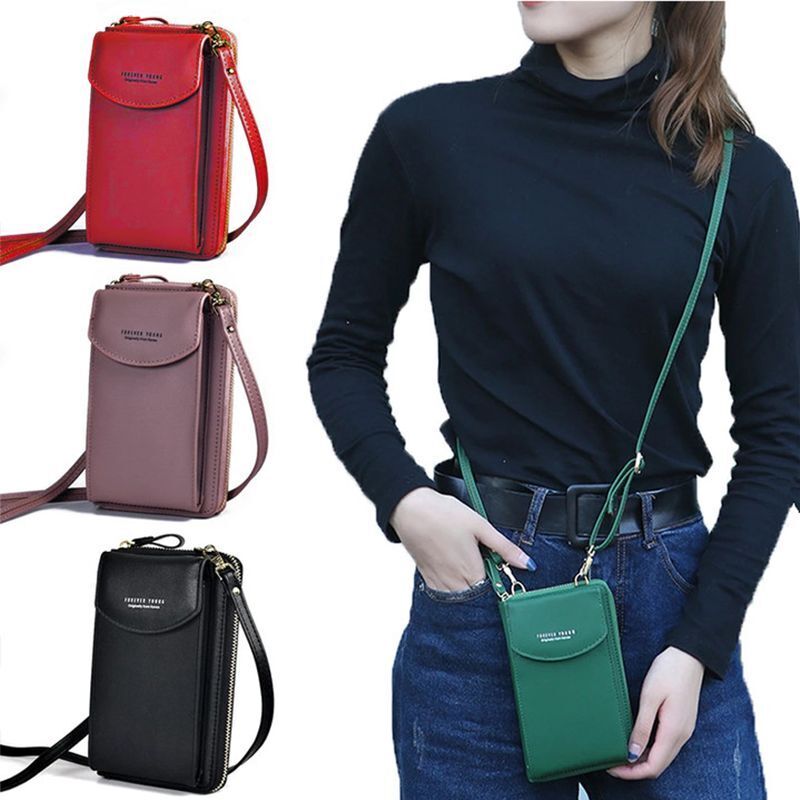 Kompakte Unisex Geldbörse mit Handytasche, ideal für den modernen Stadtmenschen.