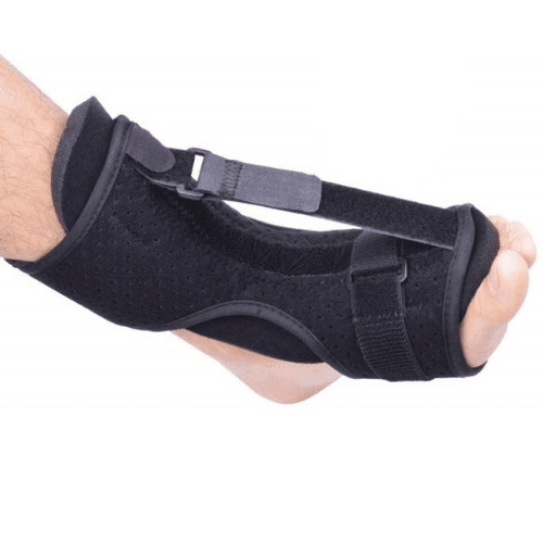 Komfortable Nachtschiene zur Linderung von Plantarfasziitis, Fersensporn und Achillessehnenbeschwerden.