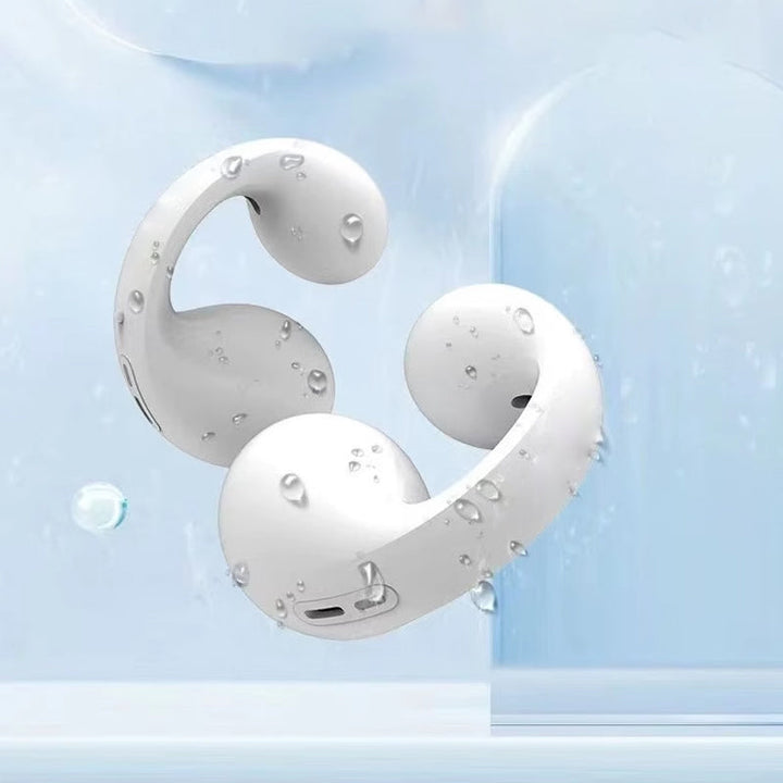 Modernes Unisex Bluetooth Headset, drahtlos, wasserdicht, für Musik und Anrufe beim Sport und Laufen.