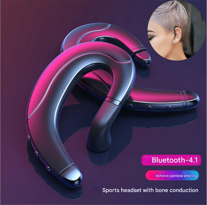Modernes drahtloses Knochenleitungs-Headset mit Bluetooth-Konnektivität für freihändiges Telefonieren.