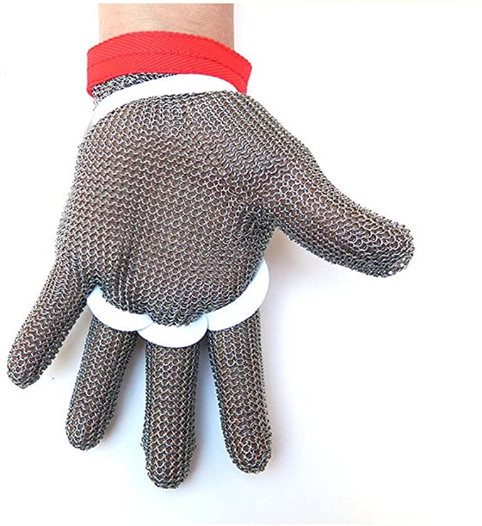 Hochwertiger Edelstahl-Schutzhandschuh, schnittfest, ideal für optimalen Schutz in Beruf & Alltag, Unisex.