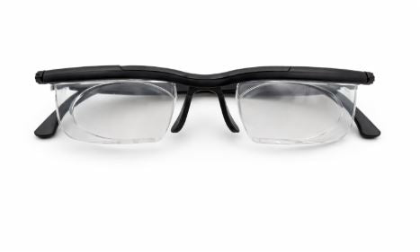 Unisex einstellbare Fokusbrille für Nah- und Fernsicht, leicht & robust.