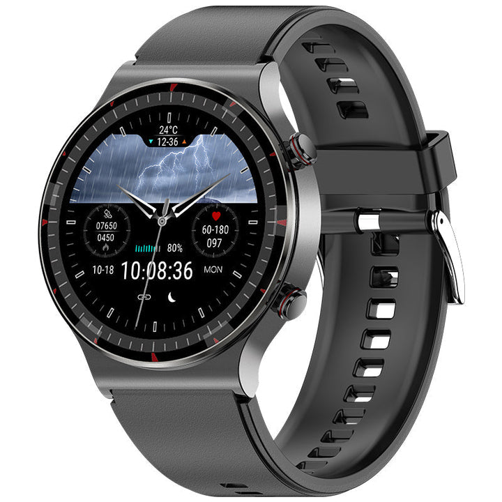 Unisex EKG Smartwatch CardioTrack: Präzise Herzfrequenz- & Blutsauerstoffmessung am Handgelenk.