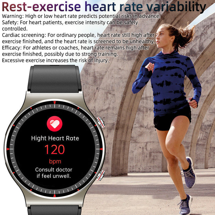 CardioTrack EKG Smartwatch: Ihr intelligenter Begleiter für Herzfrequenz, Blutsauerstoff und Gesundheit.