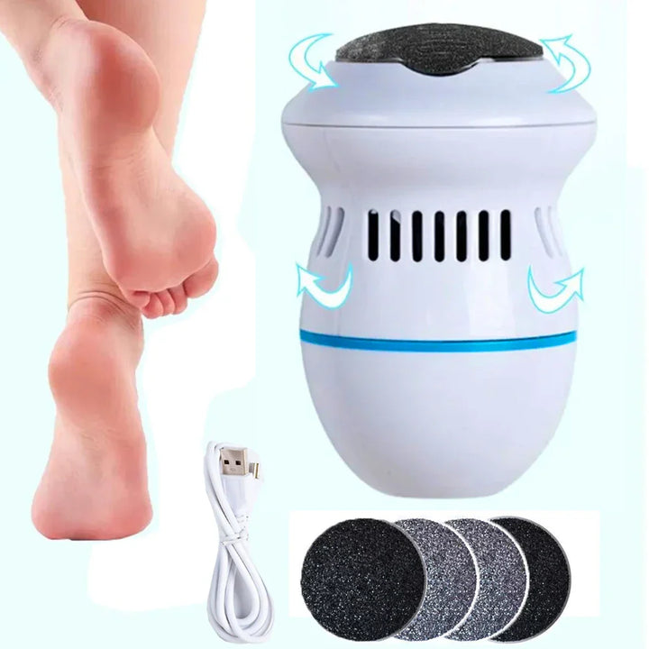 Unisex Elektrischer Hornhautentferner, ergonomisches Design für effektive Fußpflege und glatte Füße.