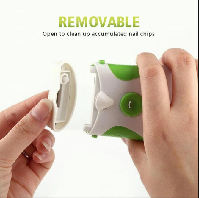 Modernes Gerät für perfekte Nägel: Elektrischer Nageltrimmer & Feile für einfache und schonende Pflege.