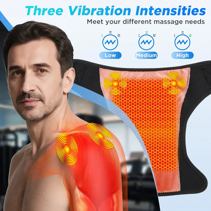 Unisex Gelenk-Therapiegerät: Elektrischer Dehner mit Wärme & Vibration für Wellness, Schmerzlinderung, tragbar.