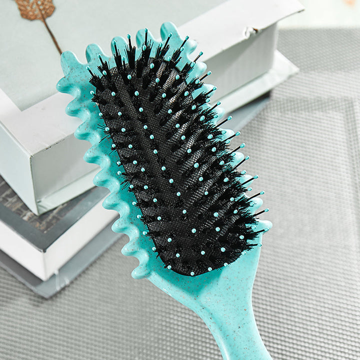 Weiße Unisex Haarbürste, antistatisch, schnelltrocknend, für gesundes Haarstyling und glänzendes Haar.